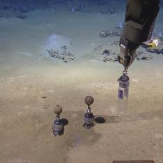 Hercules is collecting sediment cores