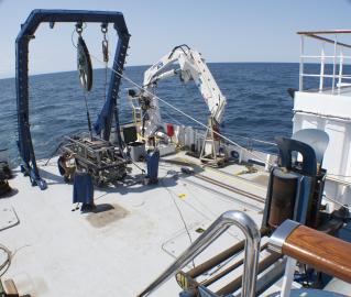 Aft view of the E/V Nautilus