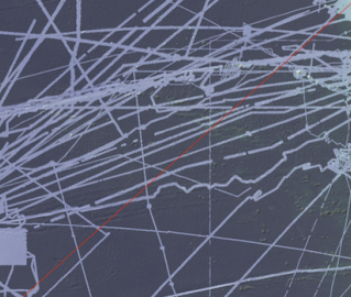 Map of transits