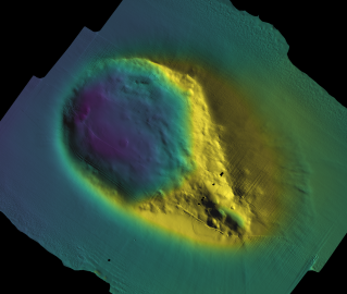 Norbit sonar high resolution model downward facing view