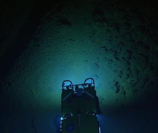 ROV Hercules seen from above
