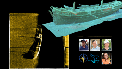 Sidescan images from ThunderBay