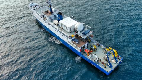 Drone imagery of Nautilus