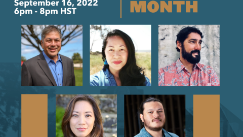 Advertising image for Hawaiian History Month presented by Hawai'i Pono Coalition
