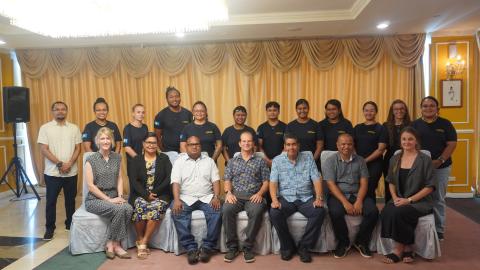 Expedition team meets with President and Council of Chiefs as Lebuu’s Voyage begins