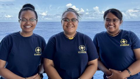 Smiling photo of Imade Tellei, El Hideyos, and Ayla