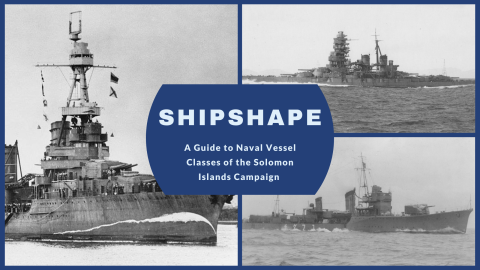 Header for blog containing one battleship, destroyer, and cruiser