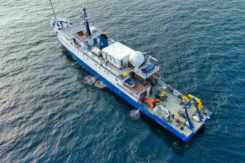 Drone imagery of Nautilus