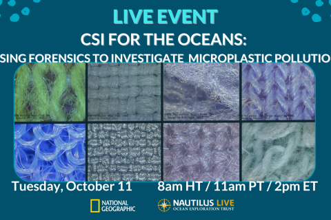 Banner image introducing the CSI for the Oceans event on Tuesday October 11th