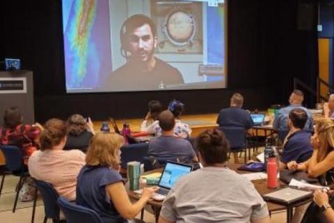 Free one-on-one live video Q&A broadcasts with the Corps of Exploration to learn more about life onboard the ship and the latest discoveries on Earth. Scheduled 7 days a week to meet your needs.