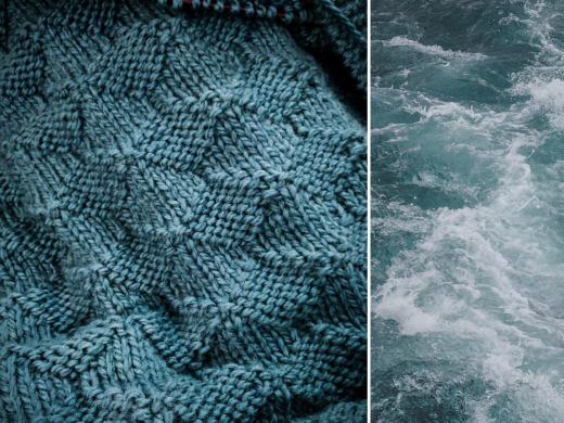 Knitted waves