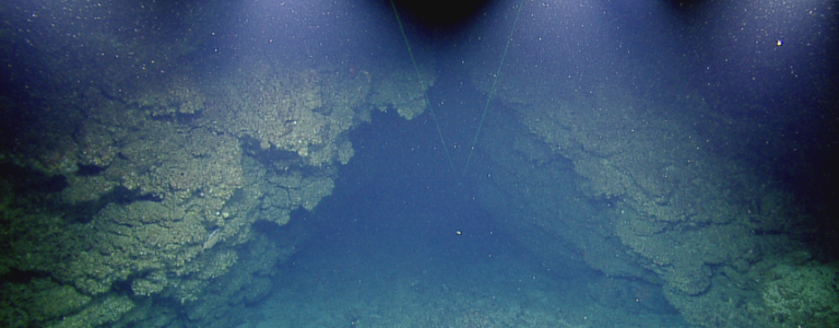 Cave along California's ancient shoreline