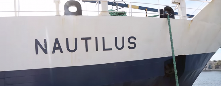 Bow of E/V Nautilus