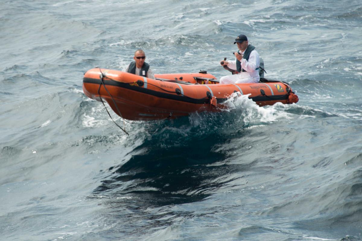 sailboat rescue at sea