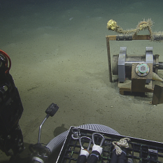 The very same BPR now installed on the sea floor