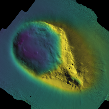 Norbit sonar high resolution model downward facing view