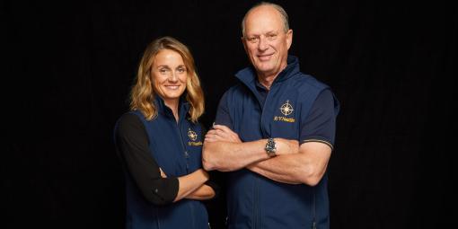 Allison Fundis and Dr. Robert Ballard