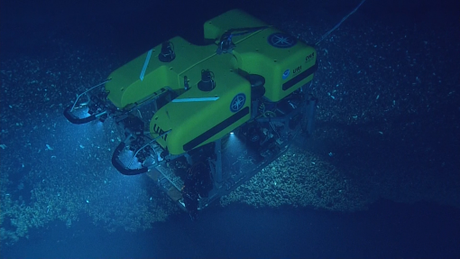 ROV Hercules at underwater brine pool