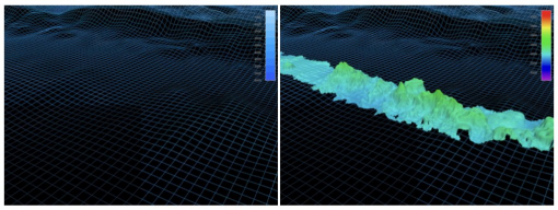 seafloor map before and after