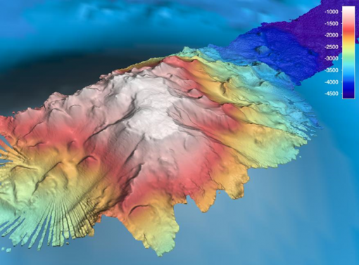 Seamount bathymetry
