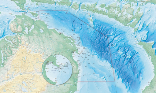 Map showing Thunder Bay location