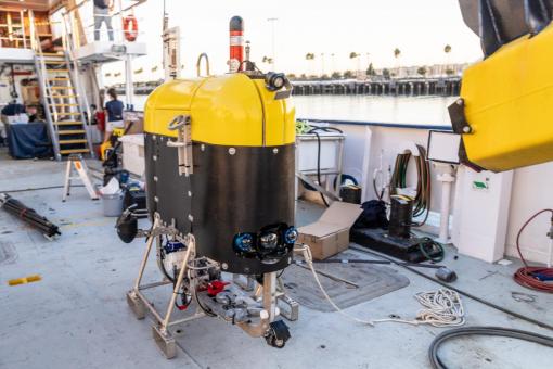 Mesobot was designed specifically to  survey and sample the ocean twilight zone, or mesopelagic, without disrupting its surroundings. 