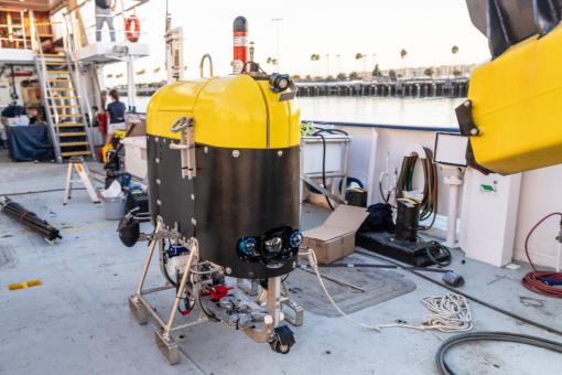 Mesobot was designed specifically to survey and sample the ocean twilight zone, or mesopelagic, without disrupting its surroundings.