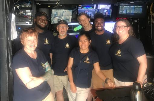 Mapping Team in control van