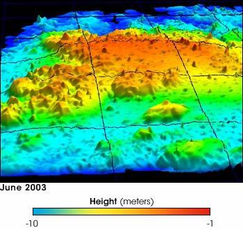 LIDAR map of a section of the US Virgin Islands.