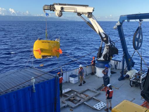 Deep Sea Collaboration: ROV Hercules and AUV Sentry Team Up in American Samoa