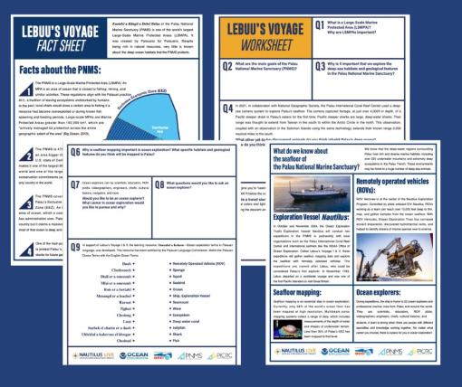 Lebuu’s Voyage Worksheets