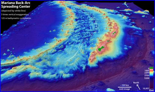 mariana geology