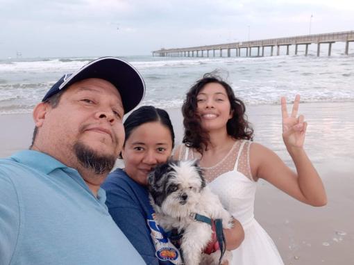 Giselle and her family