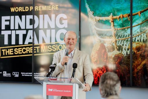 Bob Ballard Finding Titanic Exhibit 