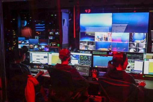 control van on E/V Nautilus