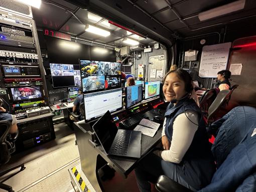 Kim Etsitty in control room