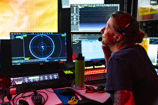 Navigator Lynette oversee operations