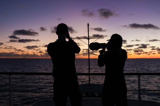 Sunset on E/V Nautilus