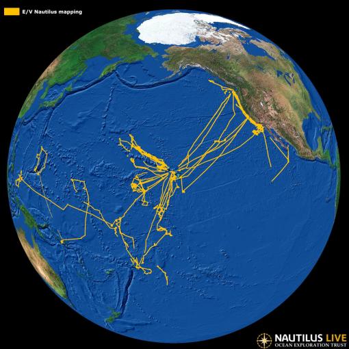 After 13 years of excellent service and 2,269 days at sea, OET is retiring our trusty EM302 multibeam. During this time, we successfully mapped 1.3 million km2 of seafloor: an area roughly the size of California three times over! This data has been a critical part of our contributions to the Seabed 2030 initiative and the US National Strategy for Mapping, Exploration, and Characterization. Stay tuned to learn all about the newest systems installed on #EVNautilus for future #seafloormapping! 