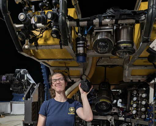 Ana Hoffman Sole with ROV Hercules